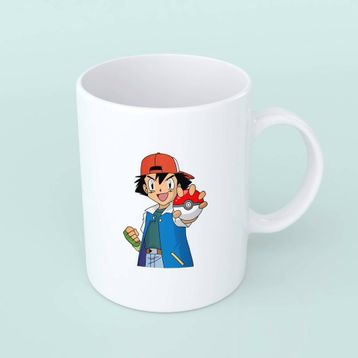 Ash Pokemon Baskılı Kupa