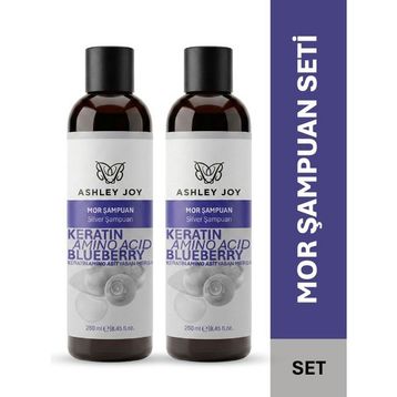 Ashley Joy 2x250 ml Mor Şampuan