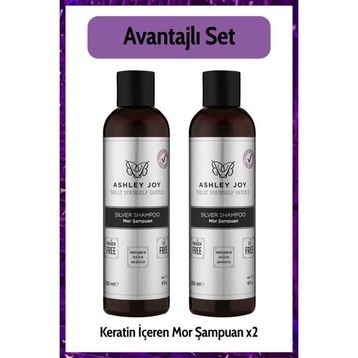 Ashley Joy 2x250 ml Mor Şampuan