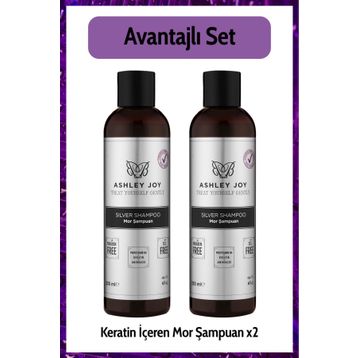 Ashley Joy 2x250 ml Mor Şampuan
