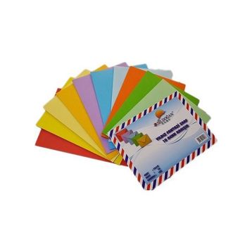 Asil 13x18 cm 10 Renk Karışık Zarf