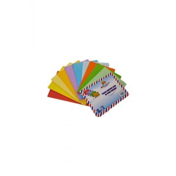 Asil 13x18 cm 10 Renk Karışık Zarf
