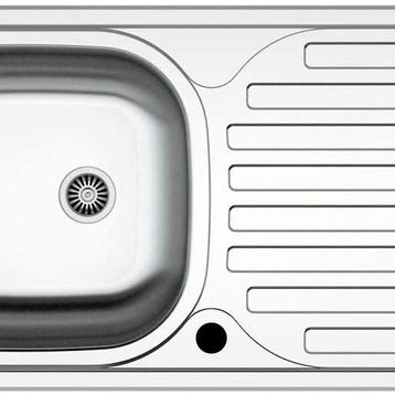 Asil AS08 Sol Damlalıklı Düz Lavabo Eviyesi
