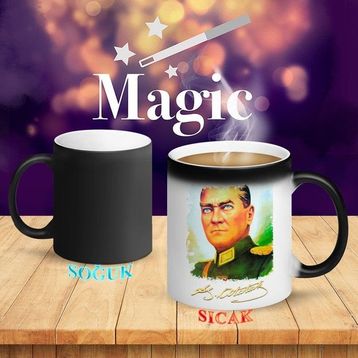 Asilmeydan Mavi Gözlü Altın Saçlı Atatürk Sihirli Kupa