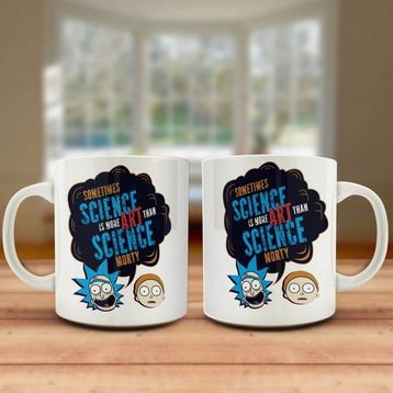 Asilmeydan Rick and Morty Science Baskılı Kupa Bardak