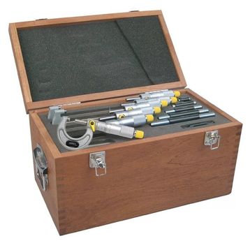 Asimeto AS-101668 0-150x0.01 mm Mekanik Mikrometre Seti