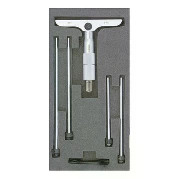 Asimeto AS-201040 0-100x0.01 mm Mekanik Derinlik Mikrometre
