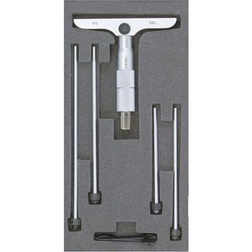 Asimeto AS-201040 0-100x0.01 mm Mekanik Derinlik Mikrometre