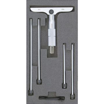 Asimeto AS-201040 0-100x0.01 mm Mekanik Derinlik Mikrometre