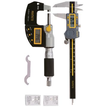 Asimeto AS-960050 Dijital Kumpas ve Dijital Mikrometre Seti