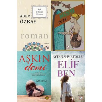 Aşk Romanları Seti 4 Kitap