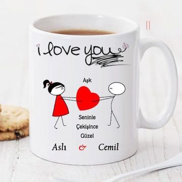 Aşk Seninle Çekişince Güzel Kupa