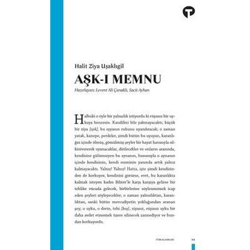 Aşkı Memnu - Halit Ziya Uşaklıgil