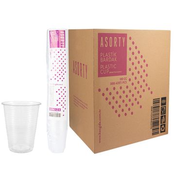 Asorty 1.4 gr 3000'li Koli Plastik Otomat Bardağı