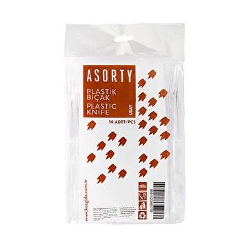 Asorty 50'li Uzay Serisi Plastik Bıçak