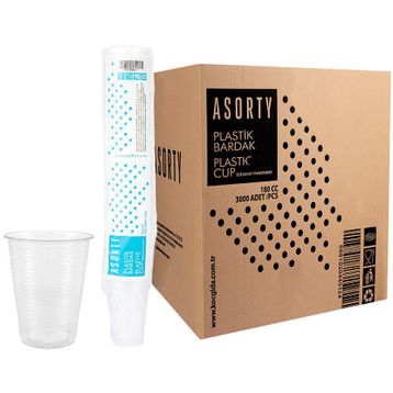 Asorty Eco 1.1 gr 3000'li Plastik Otomat Bardağı