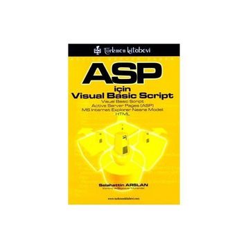 ASP İÇİN VISUAL BASIC SCRIPT - SELAHATTIN ARSLAN