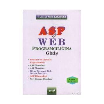 ASP İLE WEB PROGRAMCILIĞINA GİRİŞ - ADEM KARAHOCA