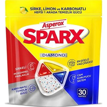 Asperox 30'lu Sparx Bulaşık Makinesi Tableti