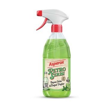Asperox Retro 1 lt Beyaz Sirke Doğal Yağlar Yüzey Temizleyici