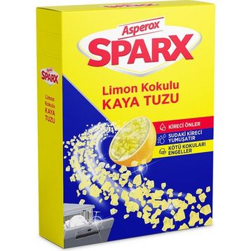 Asperox Sparx Limon Kokulu 1.5 kg Kaya Tuzu