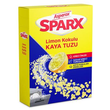 Asperox Sparx Limon Kokulu 1.5 kg Kaya Tuzu