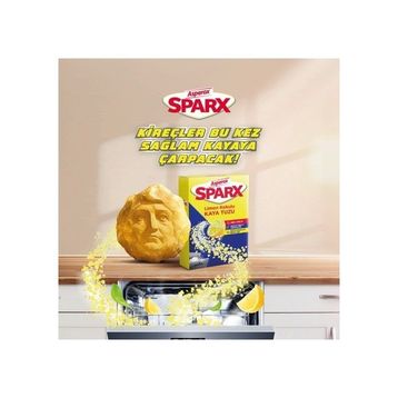 Asperox Sparx Limon Kokulu 1.5 kg Kaya Tuzu