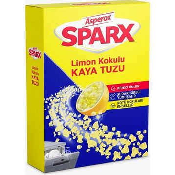 Asperox Sparx Limon Kokulu 1.5 kg Kaya Tuzu