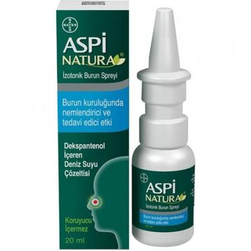 AspiNatura 20 ml İzotonik Burun Spreyi