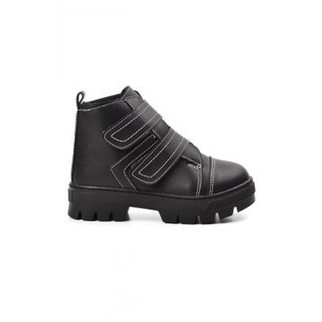Aspor Arz 2301004-P Siyah İçi Kürklü Unisex Çocuk Bot