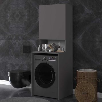 Asra Trend BD-002 Antrasit Banyo Dolabı