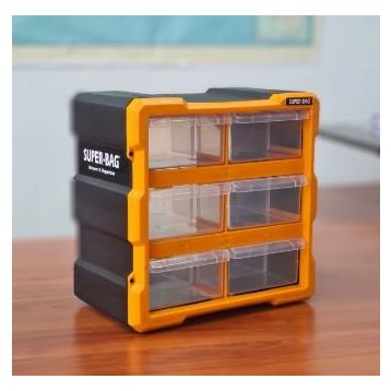 Asrın ASR-6008 6'lı 26.2x15.7x26.7 cm Küçük Monoblok Çekmece