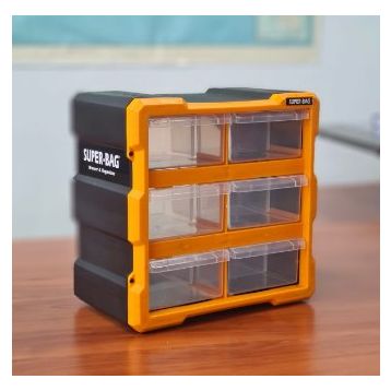 Asrın ASR-6008 6'lı 26.2x15.7x26.7 cm Küçük Monoblok Çekmece