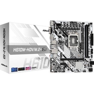 ASRock H610M HDV/M.2+D5 Intel LGA1700 DDR5 Micro ATX Anakart