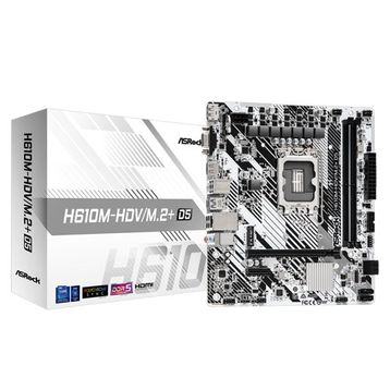 ASRock H610M HDV/M.2+D5 Intel LGA1700 DDR5 Micro ATX Anakart
