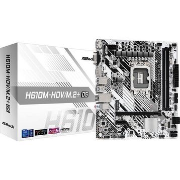 ASRock H610M HDV/M.2+D5 Intel LGA1700 DDR5 Micro ATX Anakart