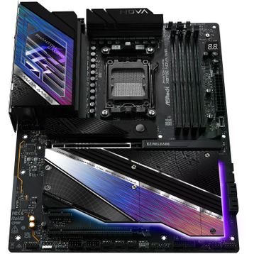 ASRock X870E Nova WiFi AMD X870E Soket AM5 DDR5 8200+(OC)MHz ATX Gaming Anakart