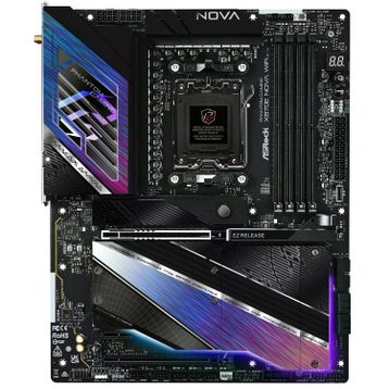 ASRock X870E Nova WiFi AMD X870E Soket AM5 DDR5 8200+(OC)MHz ATX Gaming Anakart