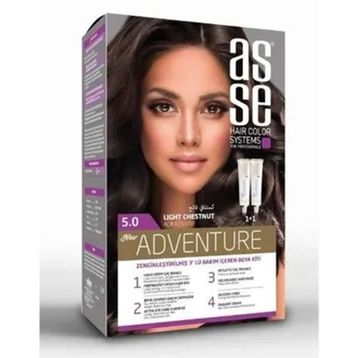 Asse Adventure No:5.0 Açık Kestane Saç Boyası