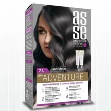 Asse Adventure No:7.1 Küllü Kumral Saç Boyası