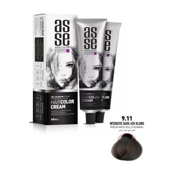 Asse Hair Color Systems Yoğun Koyu Küllü Kumral 9.11 60 ml Saç Boyası