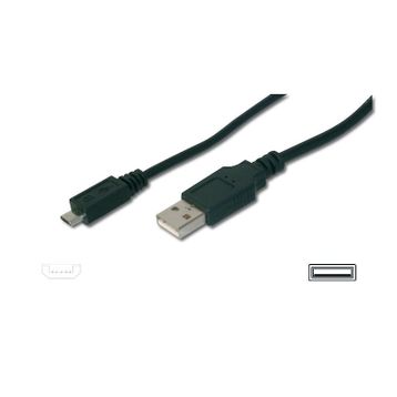 Assmann AK-300110-010-S 1M USB2.0 USB Kablo
