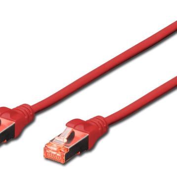 Assmann Digitus DK-1644-010/R S-FTP CAT.6 Kırmızı Halogenfre Patch Kablo