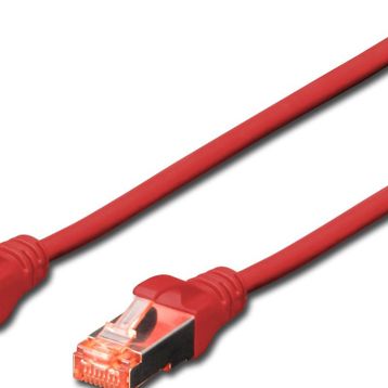 Assmann Digitus DK-1644-010/R S-FTP CAT.6 Kırmızı Halogenfre Patch Kablo