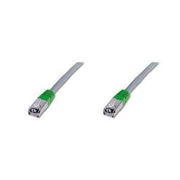 Assmann DK-1521-100-CO Gri Cat-5E Patch Kablosu