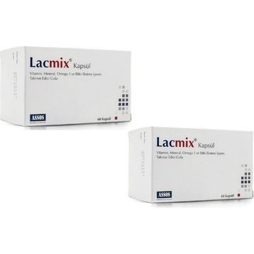 Assos Pharma Lacmix Multivitamin 60 Kapsül