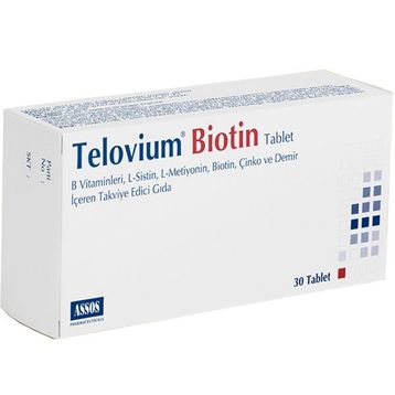 Assos Pharma Telovium Biotin 30 Tablet