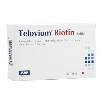 Assos Pharma Telovium Biotin 30 Tablet