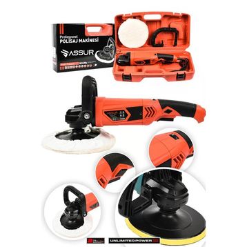 Assur 1200W 180 mm Devir Ayarlı Polisaj Makinesi