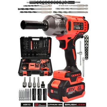 Assur ASR113 2x2 Ah Akülü Somun Sıkma Makinesi
